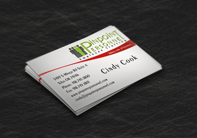 Pinpoint Personnel Business Cards