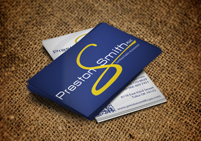 Preston Smith CPA Business Cards
